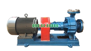 Bơm dầu truyền nhiệt trục ngang RY40-25-160 lưu lượng 10 m3/h, công suất 2.2 kW, cột áp 28 m, tốc độ 2.900 vòng/phút